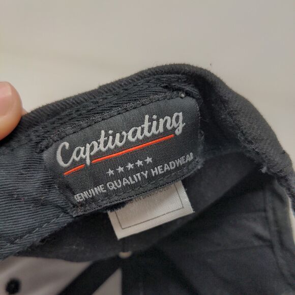 Purdue Boilermakers Men's Slideback Hat Black Adjustable Embroidered Patch Logo - Picture 10 of 10